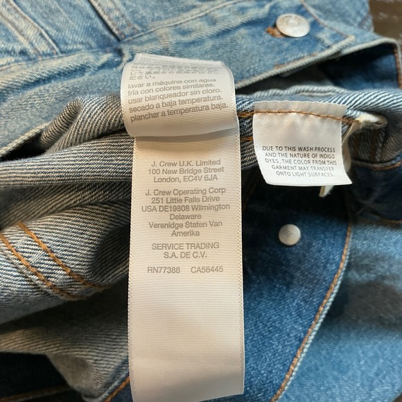 Madewell Classic Jean Jacket Medium Wash Blue Denim Womens Trucker Size M - Picture 7 of 8